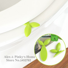 Green Leaves Toilet Lid Lifting Device Sitting Commode Bathroom Accessories Toilet Handle Portable Sanitation 2024 - buy cheap