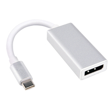 Adaptador USB- C a DisplayPort, convertidor de HDTV hembra, Cable para proyector Apple Macbook 2024 - compra barato