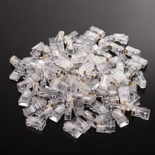 200 Pieces RJ45 Modular Plug Network Connector For UTP Cat5 Cat5e Cable Heads 2024 - buy cheap