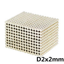 100pcs/lot 2 x 2 mm N35 Rare Earth Round Neodymium Magnets Super Strong Craft Magnet 2 mm x 2 mm 2024 - buy cheap