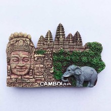 New Angkor Cambodia Khmer Smile Elephant Fridge Magnet Traval Souvenir Refrigerator Magnetic Stickers Home Decor 2024 - buy cheap