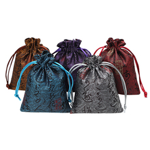 New 20pcs Silk Jewelry Pouch Bags with Drawstring 10x13cm Jewellery Pouch for Christmas Wedding Gift Bags Pochette Tissu 13x18cm 2024 - buy cheap