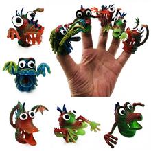 5PCS/set Cute Cartoon Biological Animal Finger Puppet soft Toys Child Baby Favor Dolls Kids  Puppets 2024 - buy cheap