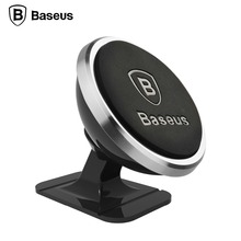 BASEUS Универсальный автомобильный держатель телефона на 360 градусов GPS магнитный держатель для мобильного телефона для iphone Samsung магнит держатель подставки 2024 - купить недорого