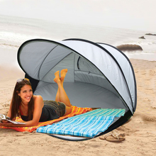 Automatic 1-2 Person Use Ultralight Silver Coated Sun Shelter Beach Tent 2024 - buy cheap