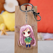 10 pcs/lot Anime Rosario to Vampire Acrylic Keychain Toy Figure Akashiya Moka Bag Pendant Double sided Key Ring Gifts 2024 - buy cheap