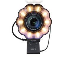 Светодиодная кольцесветильник вспышка для макро-камер Canon, Nikon, Pentax, Olympus 2024 - купить недорого