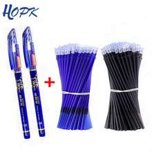 53Pcs/lot 0.38mm Erasable Washable Handle Pen Refill Rod Blue/Black/Ink Gel Pen School Office Writing Supplies Stationery Tool 2024 - buy cheap