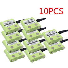 10 Pack de batería Ni-MH de reemplazo para la enciclopedia Radio BP-38 BP-40 BT-1013 4,8 V 700mAh para MOTOROLA TLKR T4 T6 T8 inalámbrico 2024 - compra barato