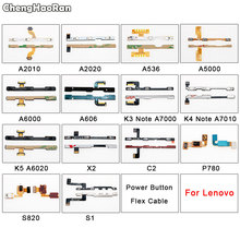 ChengHaoRan For Lenovo A2010 A2020 A536 A5000 K3 K4 Note K5 X2 C2 P780 S820 S1 Power On Off Volume Button Key Switch Flex Cable 2024 - compre barato