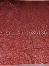 All glitter design dark red glitter lace fabric H-1989 shinny glitter for wedding decoration  or party dress 2024 - buy cheap