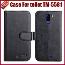 Hot Sale! teXet TM-5581 Case New Arrival 6 Colors High Quality Flip Leather Protective Cover For teXet TM-5581 Case Phone Bag 2024 - buy cheap