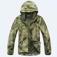 Новый Скрытень Акула SoftShell Кожи 4.0 Военная Тактическая Куртка Водонепроницаемый Ветрозащитный Армия Пальто Clothing 2024 - купить недорого