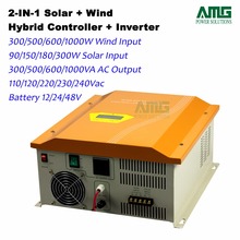 Controlador de cargador híbrido de viento Solar para uso doméstico, inversor de 1KW/1000W 24/48Vdc 110/120/220/230/240Vac 2024 - compra barato
