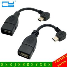 Prueba de 100% antes de enviar USB A hembra A Mini USB B adaptador de Cable macho 5P OTG V3 Cable de datos de puerto para Tablet de Audio de coche para MP3 MP4 2024 - compra barato