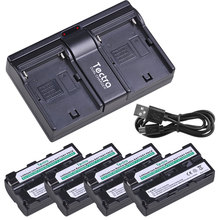 2600mAh 4Pcs NP-F550 NP-F570 Batteries for Sony CCD-SC55 CCD-TRV81 DCR-TRV210 MVC-FD81 NPF570 NPF550 Battery+Dual USB Charger 2024 - buy cheap