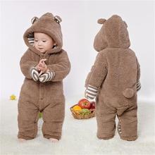 New Baby Romper Baby Thicken Clothes Newborns Keep Warm Overalls Autumn And Winter Clothing Jumpsuit Baby Boys Costume Wholesale 2024 - buy cheap
