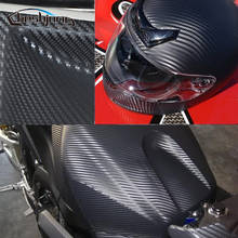 58 cm x 152 vinilo 3D de fibra de carbono revestimiento para coche de la película de la motocicleta del coche de la calcomanía de Scooter DIY engomada con burbujas de aire de liberación 2024 - compra barato