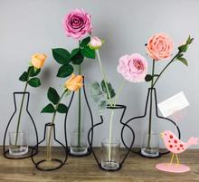 Северная Европа железные стеллажи ваза для цветов сад современный краткое креативное украшение декора 2024 - купить недорого
