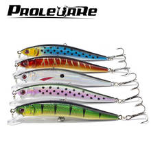 Proleurre 5pcs/lot 10cm 8.5g Floating Minnow Fishing Lure Laser Hard Artificial Bait 3D Eyes Fishing Wobblers Crankbait Minnows 2024 - buy cheap