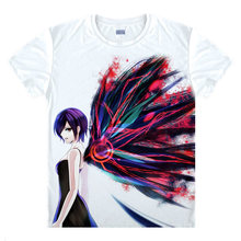 Camiseta de Tokyo Guru para niño, camisa de Toka Kirishima, camisetas kawaii de Anime, camisetas de cosplay de lolita, camisa blanca a 2024 - compra barato