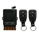 Controle remoto sem fio para porta, interruptor universal rf dc12v 24v 30a 1ch com transmissor e receptor 433mhz 2026 - compre barato
