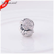 Pink Rose Spacer Beads for Woman DIY Fashion Charms Fit European silver Bracelets 925 sterling silver jewelry 2024 - buy cheap