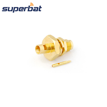Superbat RP-SMA разъем для припоя (штыревой разъем) уплотнительное кольцо РЧ коаксиальный разъем для полужестких кабелей. 141 "кабель, RG402 2024 - купить недорого