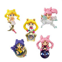1 pcs Anime Sailor Moon Cute Chibiusa Action Figures Silver Moon Crystal Power Princess PVC Model Collection Statue Kid Toy 2024 - buy cheap
