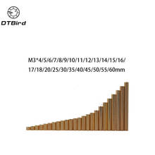 Hollow copper pillar M3 PCB mounting posts Hexagonal pillars M3 double pass M3*(4/5/6/7/8/9/10/11/12/13/14/15/16/17/18/20) 2024 - buy cheap