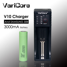 2017 Nova original VariCore V10 lítio Carregador de bateria + 3000 mah baterias recarregáveis de Lítio 2024 - compre barato