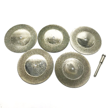 Discos de corte de diamante y broca para herramienta rotativa, Metal y vidrio, 50mm, 5 uds. 2024 - compra barato