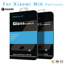 Original Mocolo brand 2.5D Full Cover xiaomi mi6 pro Tempered Glass Screen Protector Film For xiaomi mi6 Glass Film 0.33mm 5.15" 2024 - buy cheap