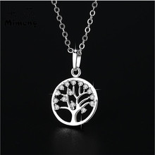 LUKENI-Colgante de cristal con forma de árbol de la vida para mujer, collar, gargantilla de plata 925, regalo de cumpleaños 2024 - compra barato