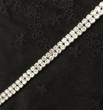 Cadena de diamantes de imitación SS16 para boda, accesorios de joyería, 2 yardas/5 yardas 2024 - compra barato
