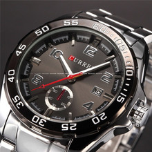 relogio masculino Curren Luxury Brand Stainless Steel Strap Analog Date Men's Quartz Watch Casual Watch Men Wristwatch 2024 - buy cheap
