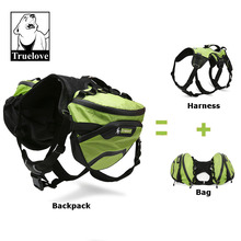 Truelove Two Used Dog Backpack Harness Waterproof Outdoor Camping Training Hiking Multi-Day Backcountry Pet Backpack For Dogs 2024 - buy cheap