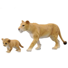 Modelo de simulación de Vida Silvestre, juguete móvil para cachorros femeninos, animales lindos, juguetes fuertes de plástico, regalos adorables de cumpleaños para niños, 2021 2024 - compra barato