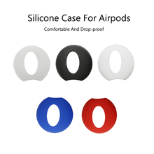 1 пара мягких силиконовых чехлов для наушников Airpods, сменные мягкие противоскользящие чехлы для наушников Apple iPhone Earpods 2024 - купить недорого