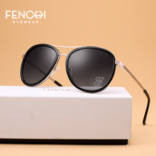FENCHI Sunglasses Women Driving Pilot Classic Fashion Sunglasses High Quality Metal Brand Designer Diamonds Round Glasses 2024 - buy cheap