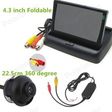 4.3 inch Foldable TFT LCD Rear View Monitor with 360 degree Camera Night Vision+ Video Transmitter & Receiver Kit 2024 - buy cheap