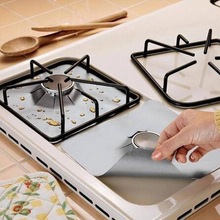4Pcs/lot Hearth Sticker Reusable Foil Gas Hob Range Stovetop Burner Protector Liner Cover For Cleaning Kitchen Tools 2024 - buy cheap