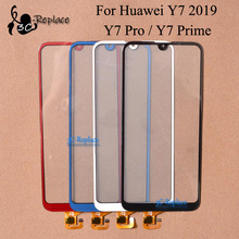 Piezas de repuesto para Huawei Y7 Pro 100%/Y7 2019 / Y7 Prime 2019 Digitalizador de pantalla táctil, Panel de cristal, Sensor, 2019 probado, color negro 2024 - compra barato
