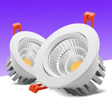 LED Recessed lamp Ceiling Downlight 6W 9W 12W 15W Dimmable led light indoor COB spot light led recessed ceiling lamp 2024 - buy cheap