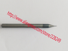 2pcs 0.4mm hrc55 D0.4*D4*50  2 Flutes Micro Grain Spiral Bit Milling Tools Carbide CNC Endmill Router bits 2024 - buy cheap