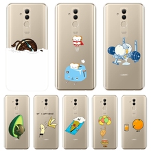 Funny Avocado Banana Kawaii Egg Phone Case For Huawei Mate 20 10 9 Pro Soft Silicone Back Cover For Huawei Mate 7 8 9 10 20 Lite 2024 - buy cheap