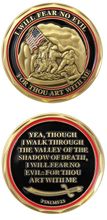 Custom coins low price Military US Marine Corps  Psalms 23 Challenge Coin New Raising the Flag oem metal milirary coins FH810244 2024 - buy cheap