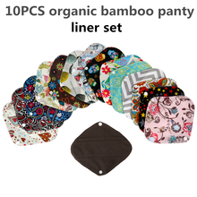 Simfamil-10 uds. de bragas de bambú para higiene femenina, paño menstrual impermeable, reutilizable 2024 - compra barato