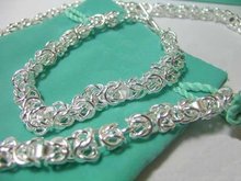 Wholesale fashion jewelry  Set, M925 Silver color Necklace and Bracelet . Nice Jewelry. Good Quality  S133 2024 - buy cheap