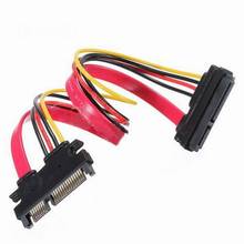 New 7+15 Pin Serial SATA Data Power Combo Extension Cable Serial Power Adapter Cable SATA To HDD Cable 2024 - buy cheap